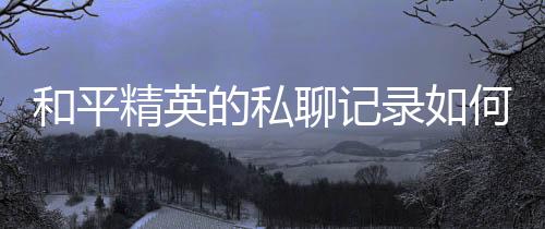 【】查询以及好友、和平军团聊天